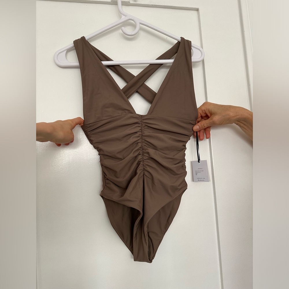 Jade Swim Capri One Piece Swimsuit Nude XS